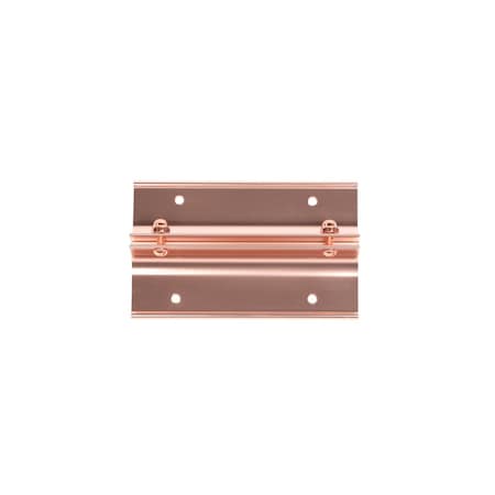 2in Length Corridor Sign Bracket, Rose Gold Finish